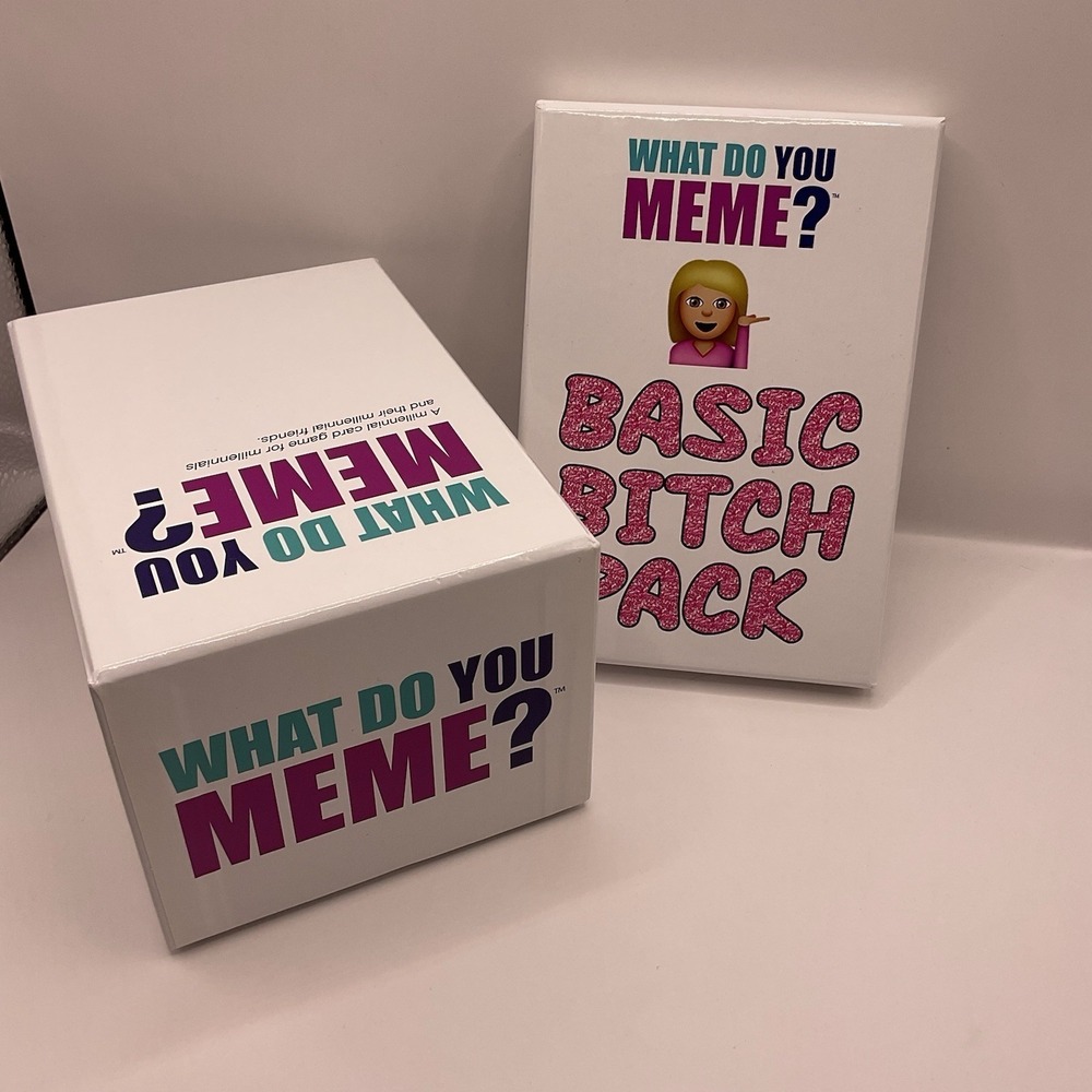 What Do you MEME Base Main Game with Easle and Basic Bit** Expansion Pack